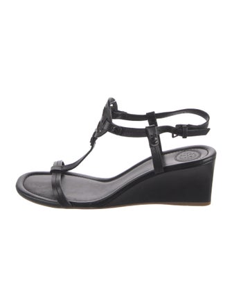 Tory Burch Leather T-Strap Sandals