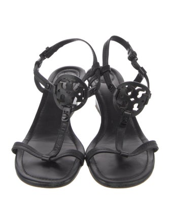 Tory Burch Leather T-Strap Sandals