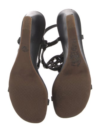 Tory Burch Leather T-Strap Sandals