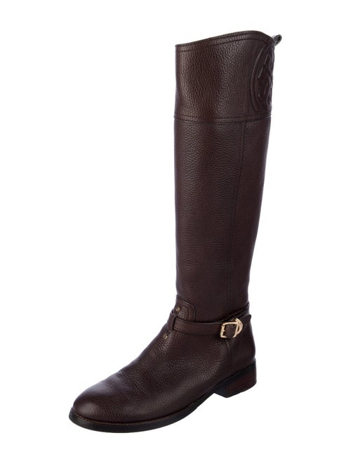 Tory Burch Leather Riding Boots