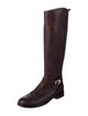 Tory Burch Leather Riding Boots