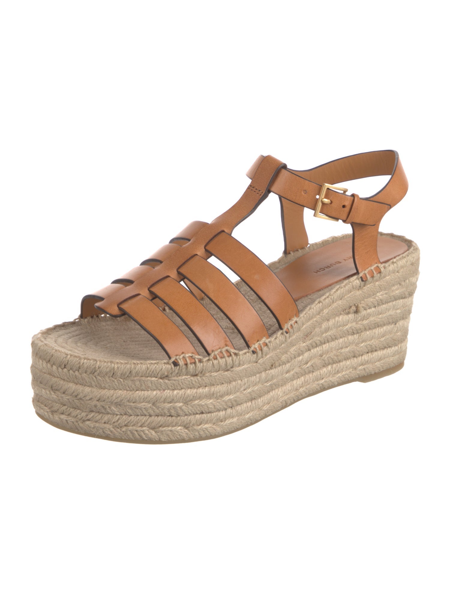 Tory Burch Leather Braided Accents Espadrilles