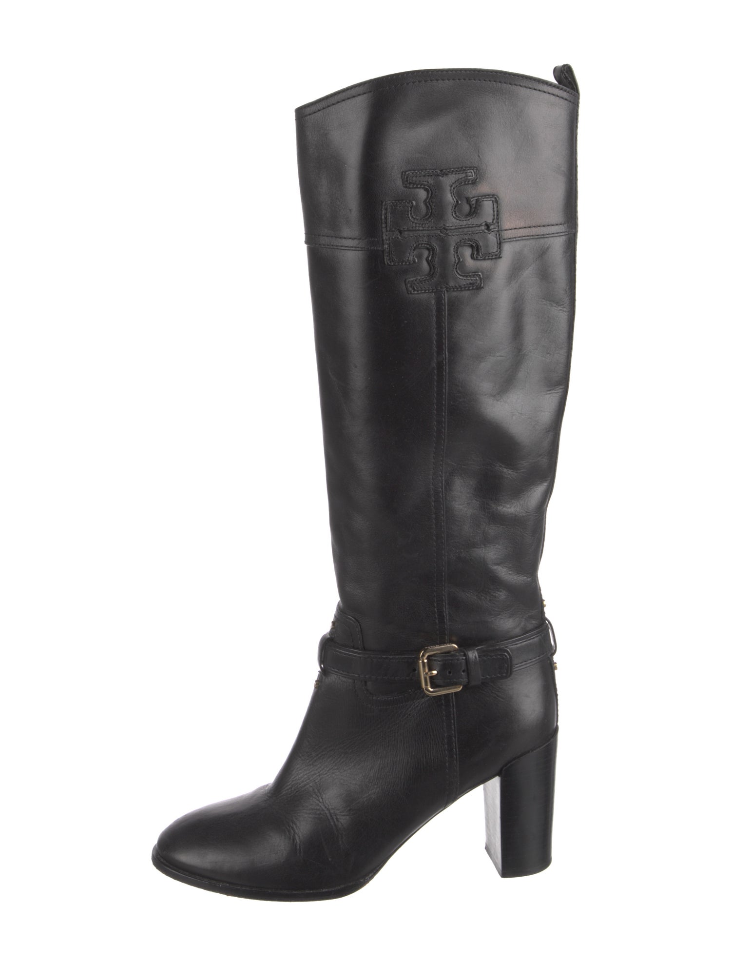Tory Burch Leather Riding Boots