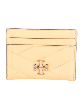Tory Burch Signature Logo Leather Card Holder