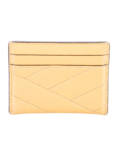 Tory Burch Signature Logo Leather Card Holder