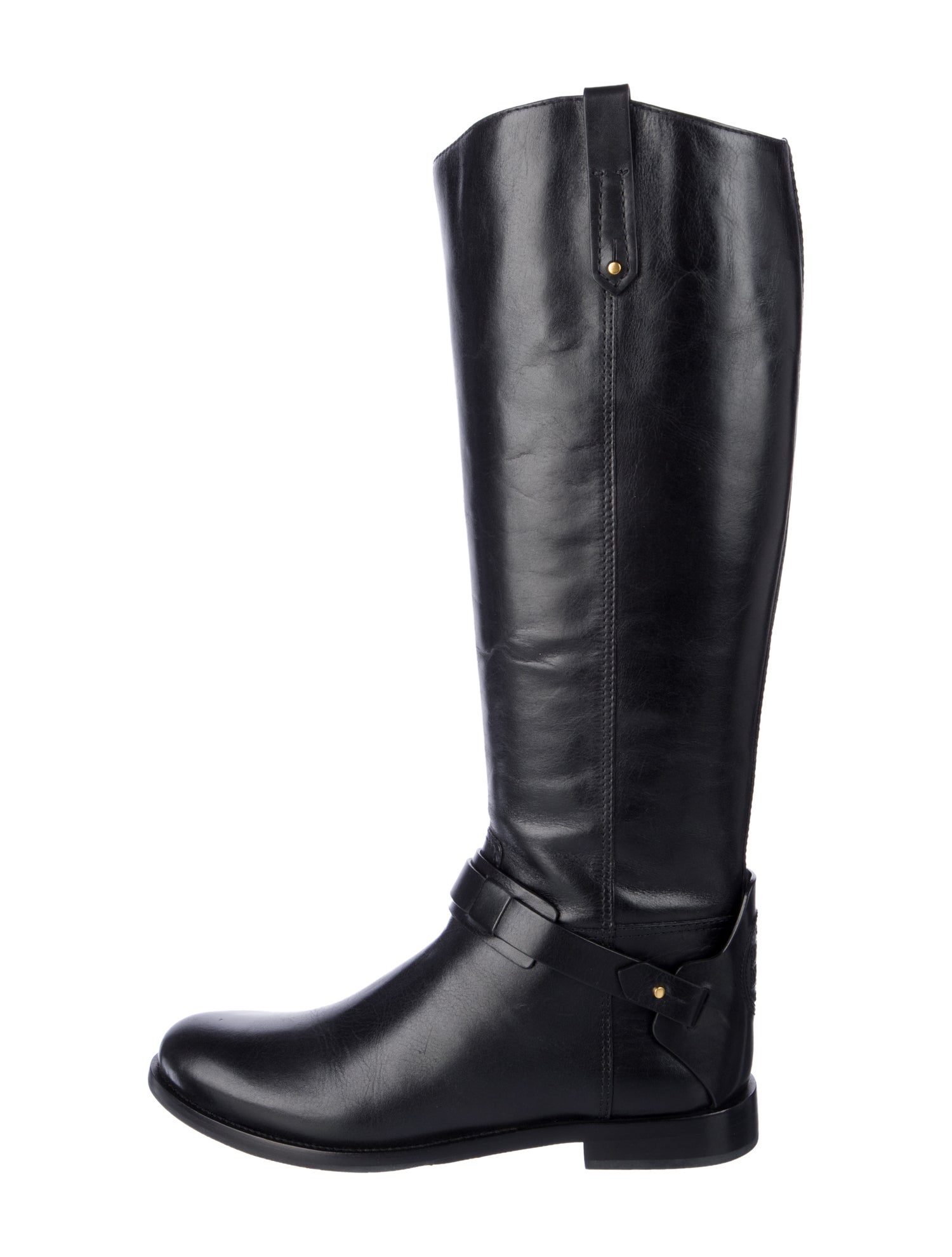 Tory Burch Leather Riding Boots