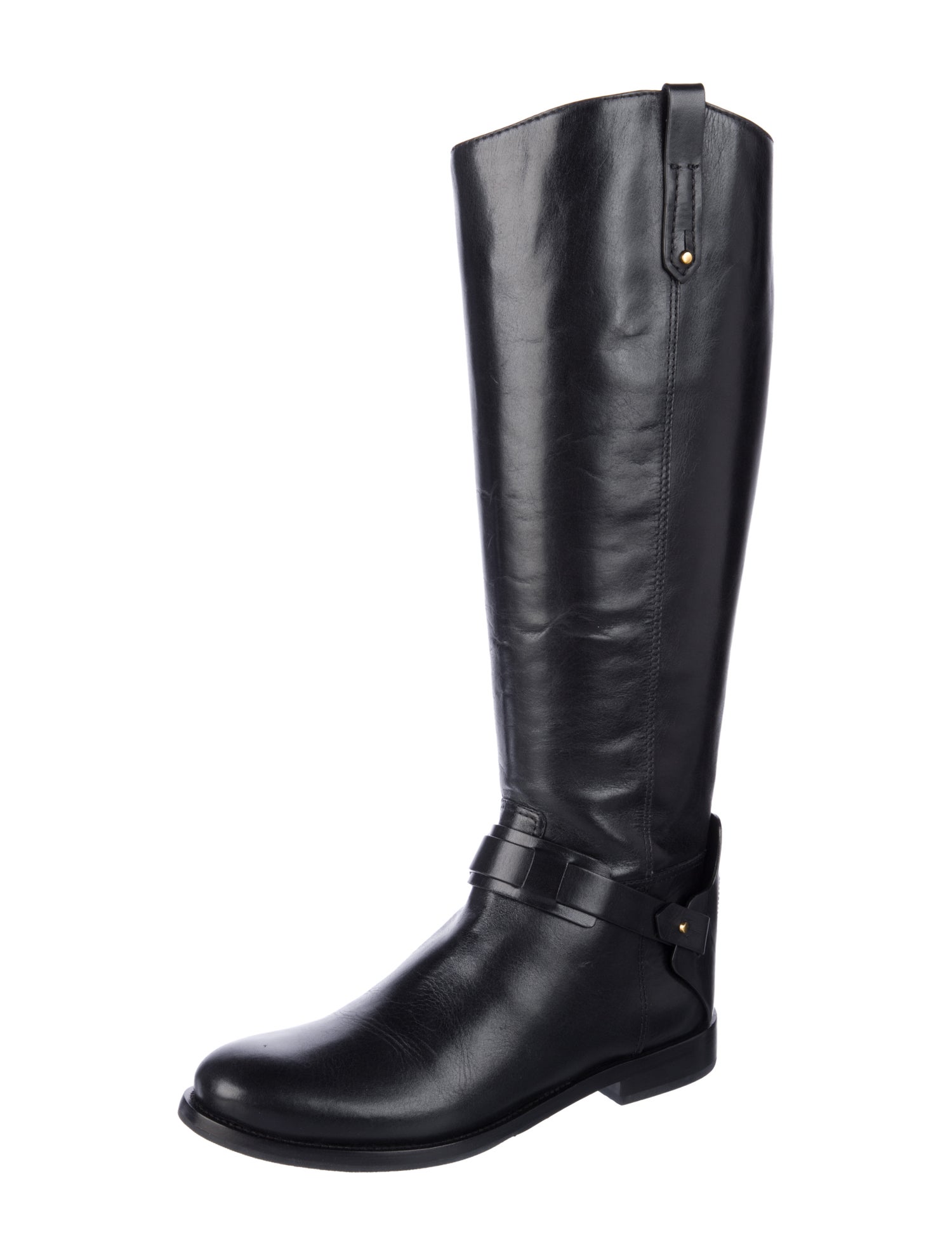 Tory Burch Leather Riding Boots