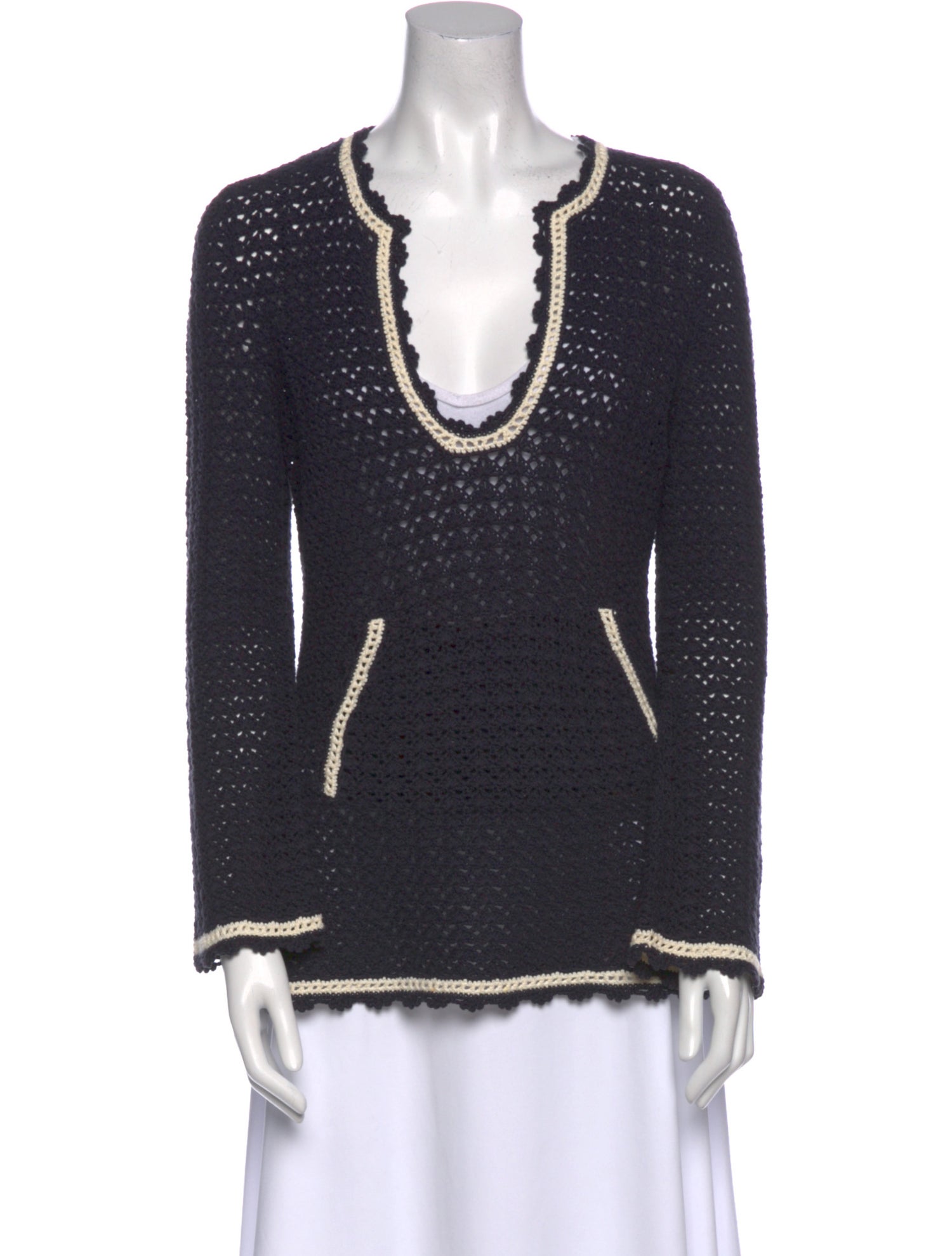 Tory Burch Scoop Neck Sweater