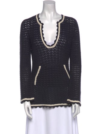 Tory Burch Scoop Neck Sweater