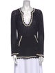Tory Burch Scoop Neck Sweater