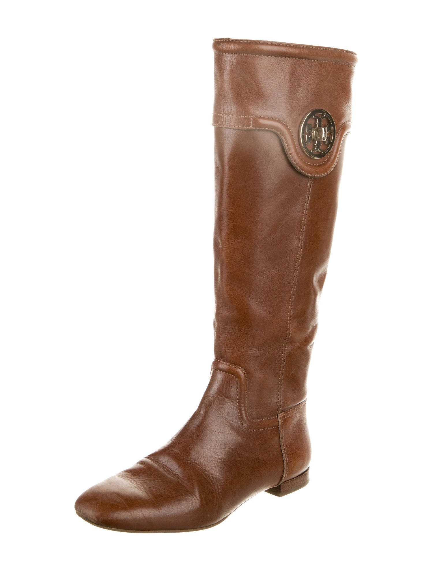 Tory Burch Leather Riding Boots