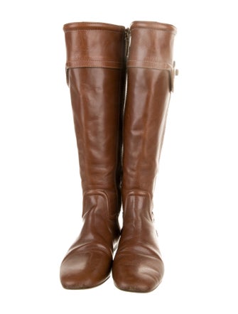 Tory Burch Leather Riding Boots