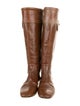 Tory Burch Leather Riding Boots
