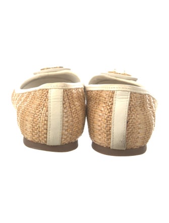 Tory Burch Raffia Ballet Flats