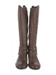 Tory Burch Leather Riding Boots