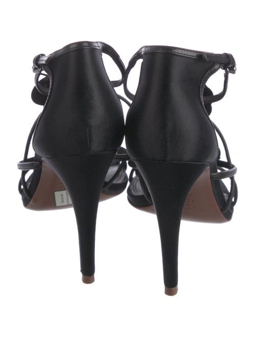 Tory Burch Satin Sequin Embellishments T-Strap Sandals