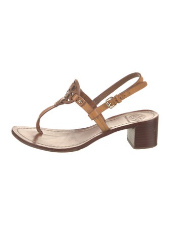 Tory Burch Leather T-Strap Sandals