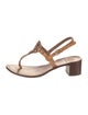 Tory Burch Leather T-Strap Sandals