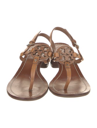 Tory Burch Leather T-Strap Sandals