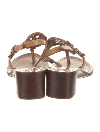 Tory Burch Leather T-Strap Sandals
