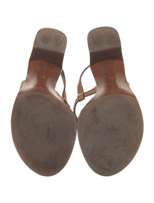 Tory Burch Leather T-Strap Sandals