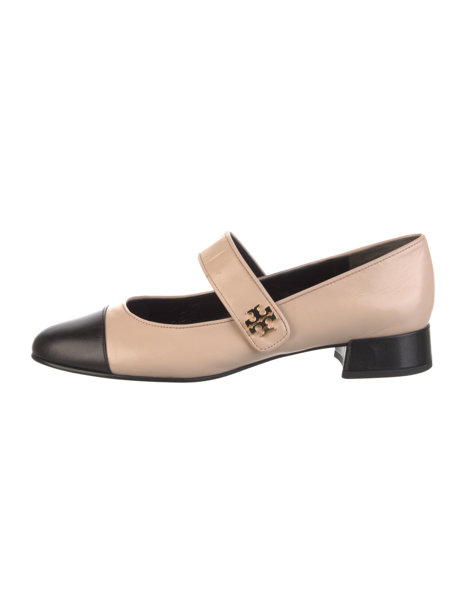 Tory Burch Leather Colorblock Pattern Pumps