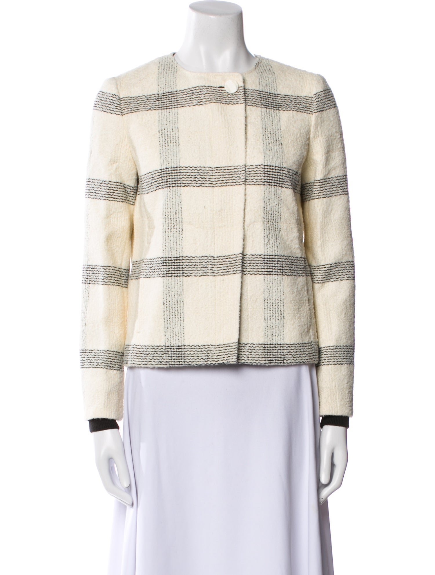 Tory Burch Plaid Print Blazer w/ Tags