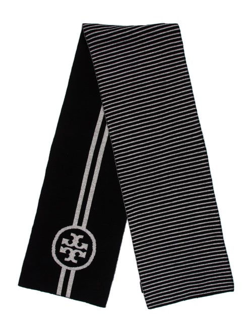 Tory Burch Merino Wool Striped Scarf
