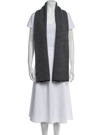 Tory Burch Merino Wool Striped Scarf