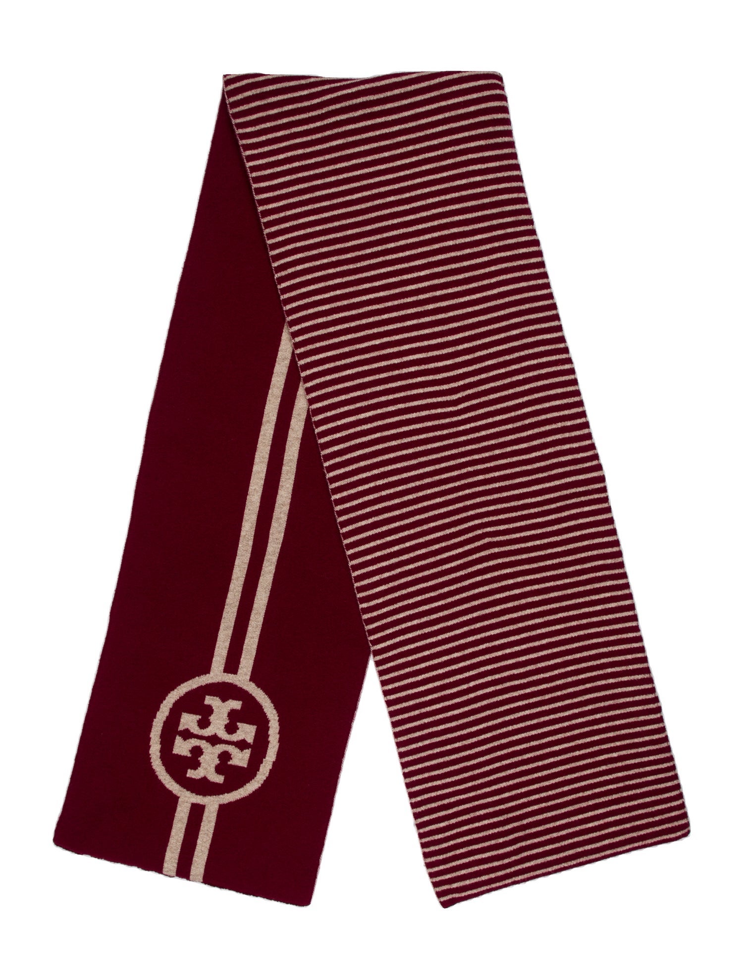 Tory Burch Wool Striped Scarf w/ Tags