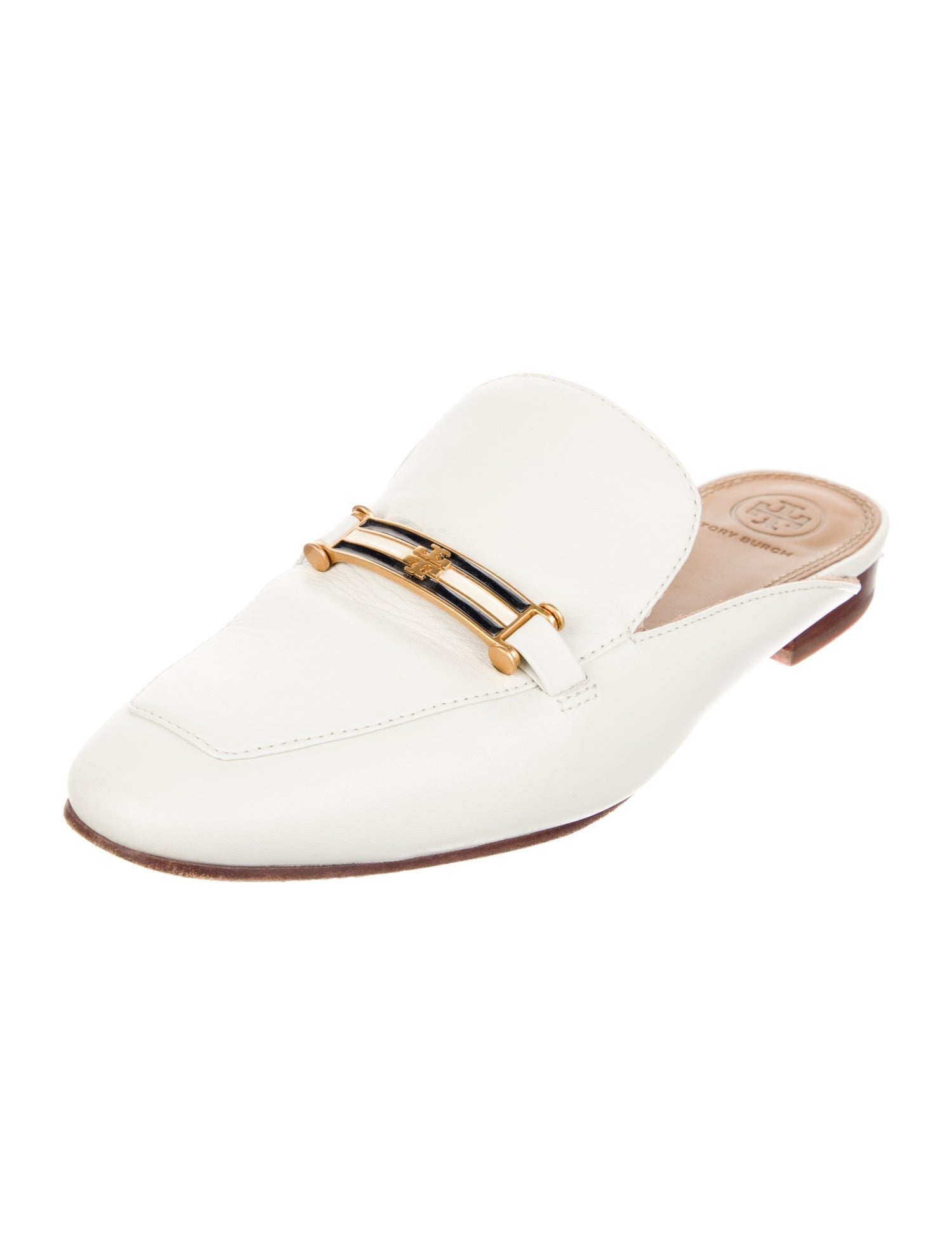 Tory Burch Leather Mules