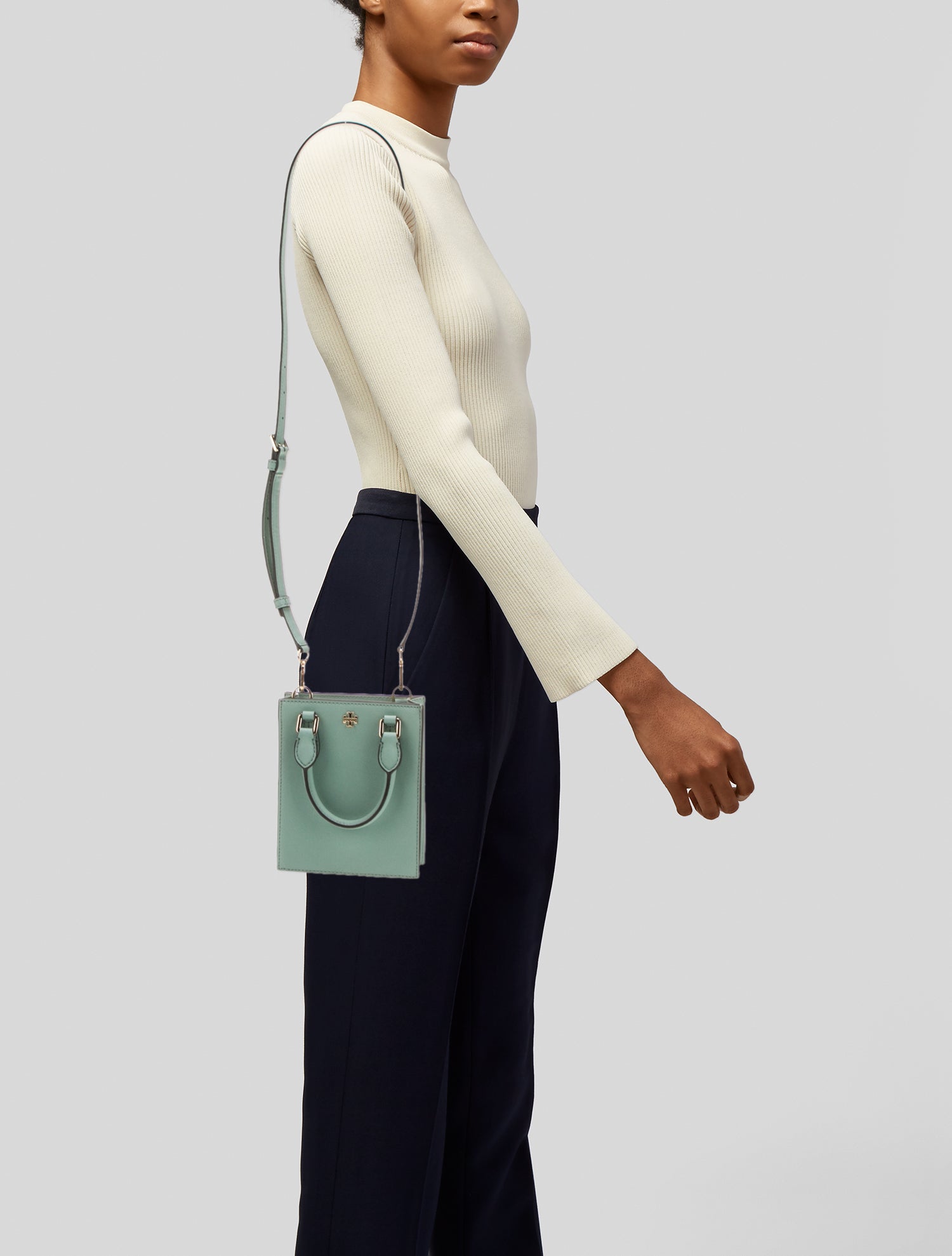 Tory Burch Saffiano Leather Bucket Bag w/ Tags