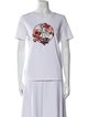 Tory Burch Graphic Print Crew Neck T-Shirt