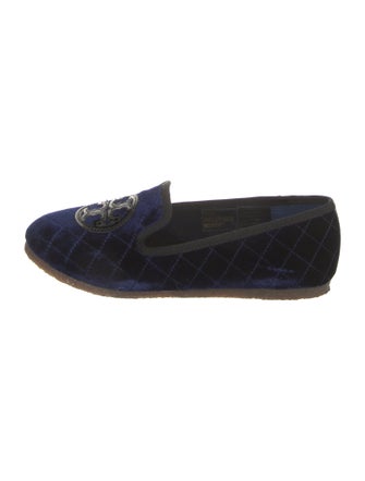 Tory Burch Velvet Tie-Dye Print Loafers