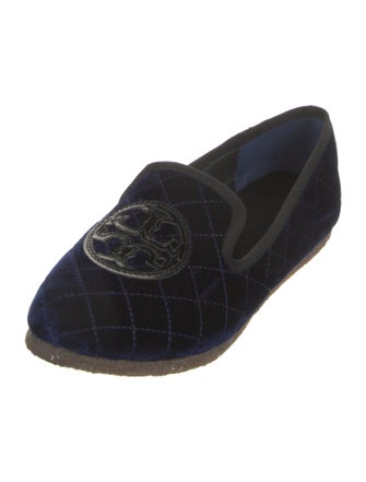 Tory Burch Velvet Tie-Dye Print Loafers