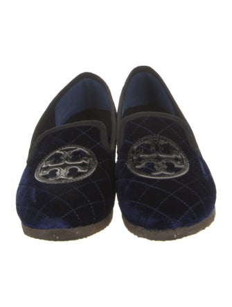 Tory Burch Velvet Tie-Dye Print Loafers