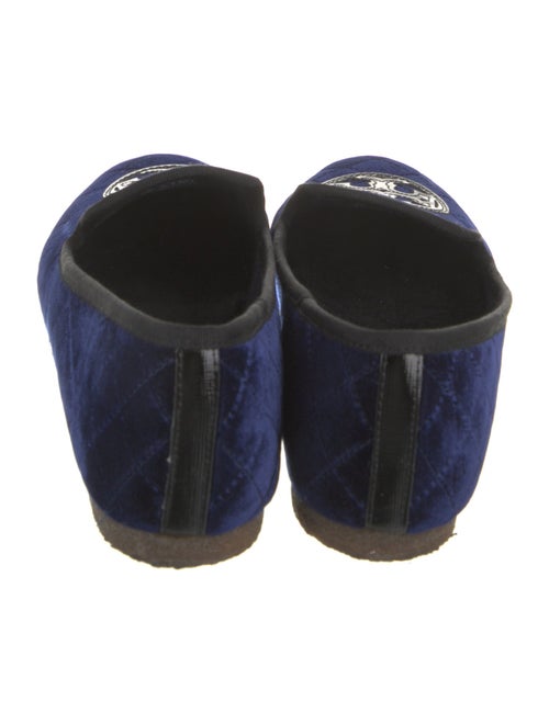 Tory Burch Velvet Tie-Dye Print Loafers