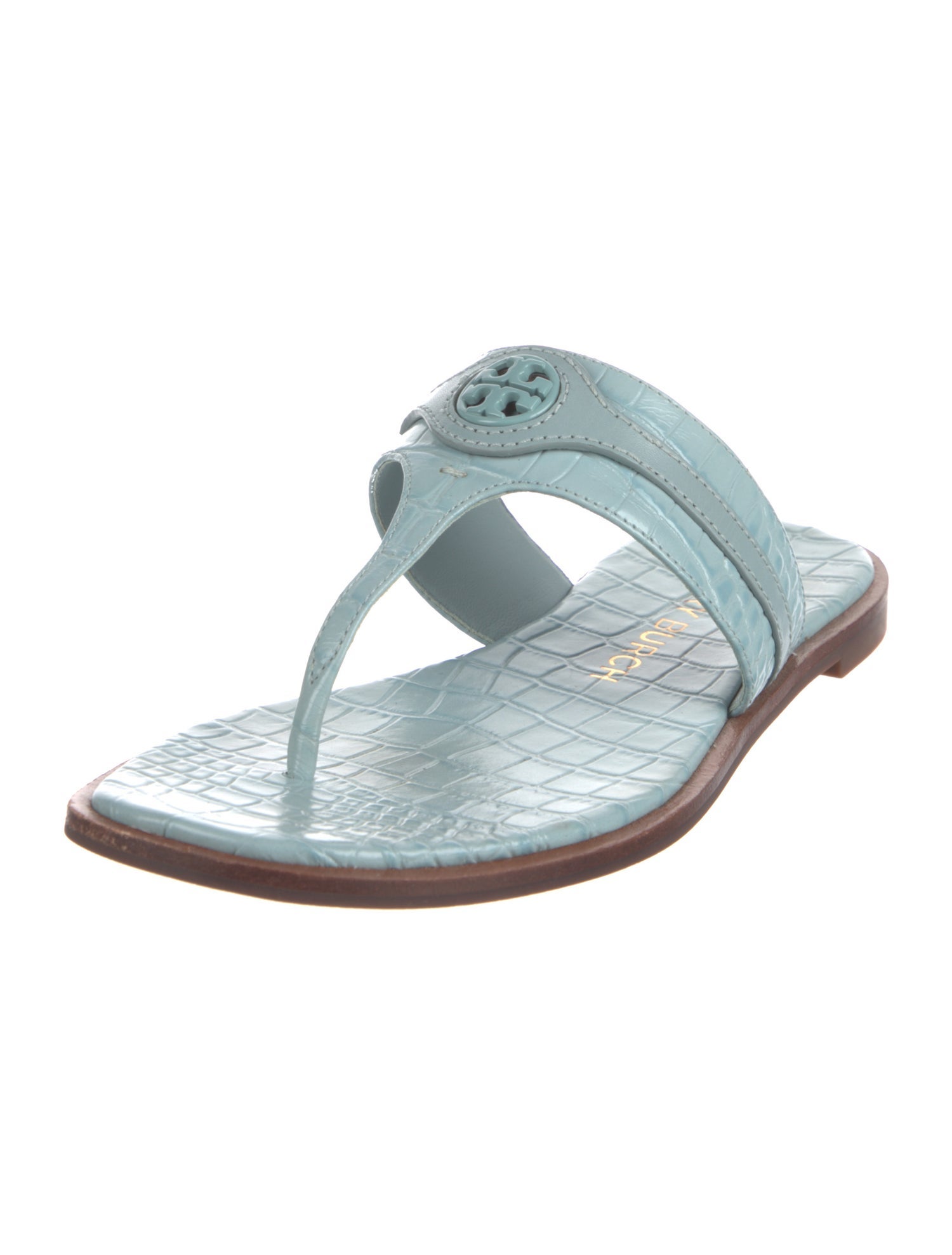 Tory Burch Alligator Slides