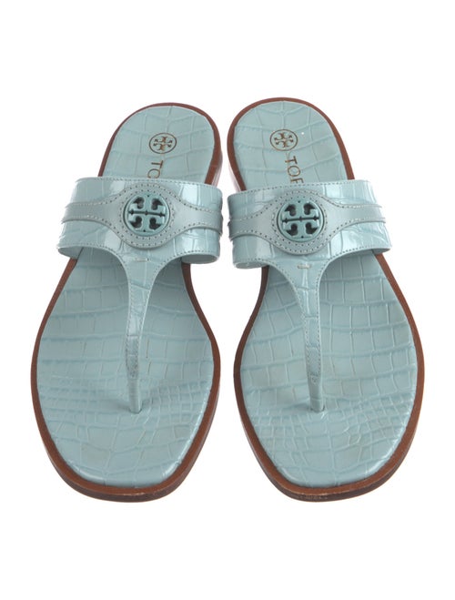 Tory Burch Alligator Slides
