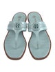 Tory Burch Alligator Slides