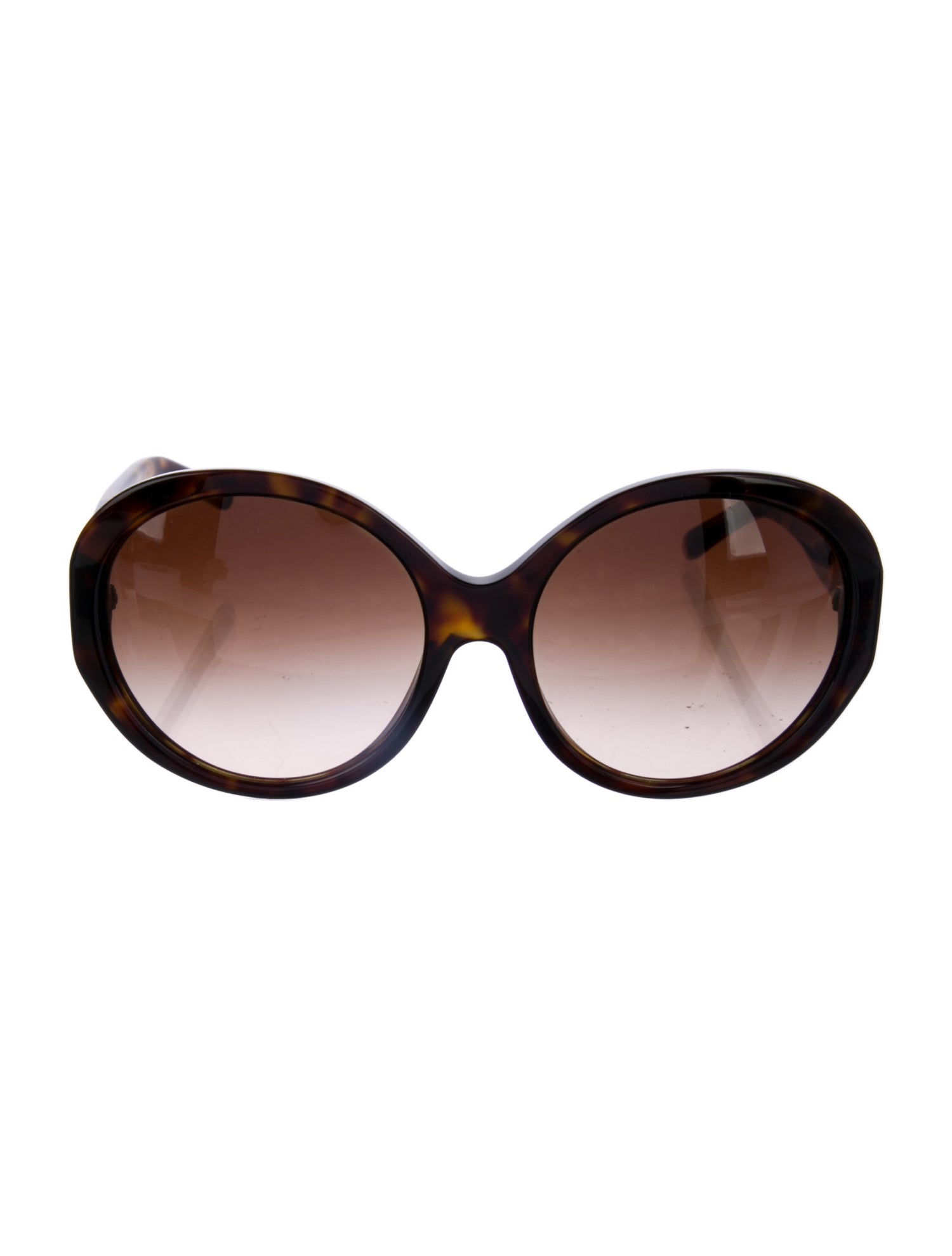Tory Burch Round Gradient Sunglasses