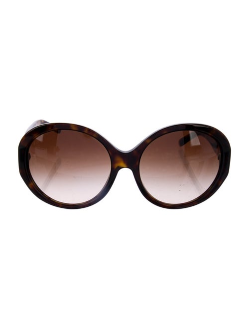 Tory Burch Round Gradient Sunglasses