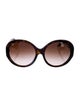 Tory Burch Round Gradient Sunglasses