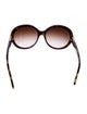 Tory Burch Round Gradient Sunglasses