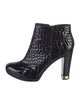 Tory Burch Embossed Leather Boots