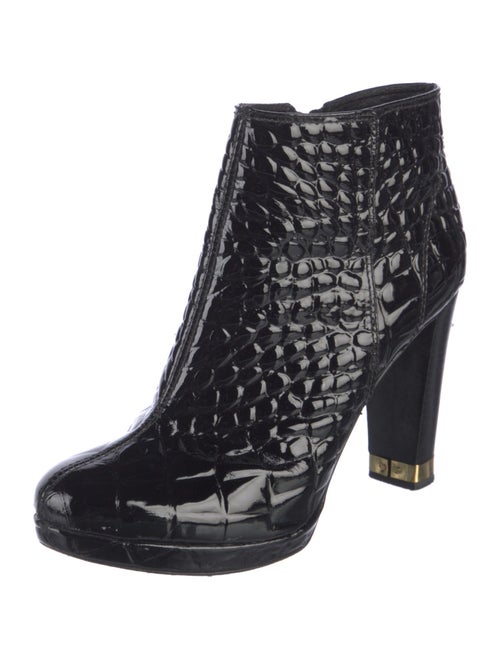 Tory Burch Embossed Leather Boots