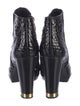 Tory Burch Embossed Leather Boots