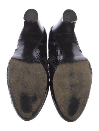 Tory Burch Embossed Leather Boots