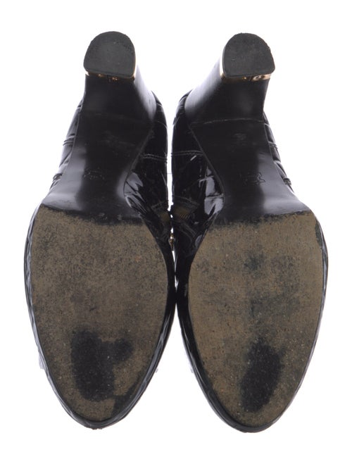 Tory Burch Embossed Leather Boots