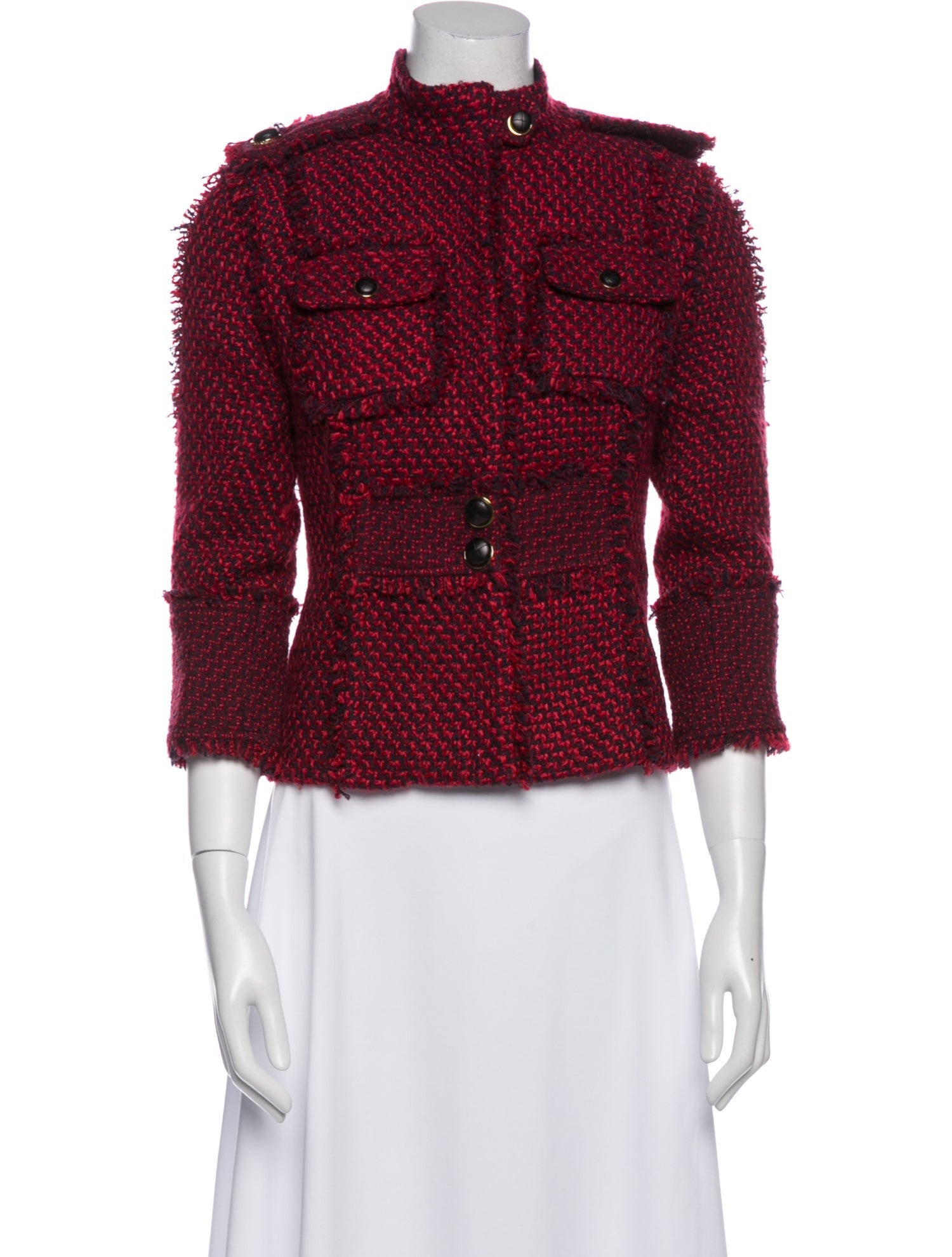 Tory Burch Tweed Pattern Evening Jacket